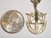 #28 Yellow Gold Extra Large SF Crest Pendant